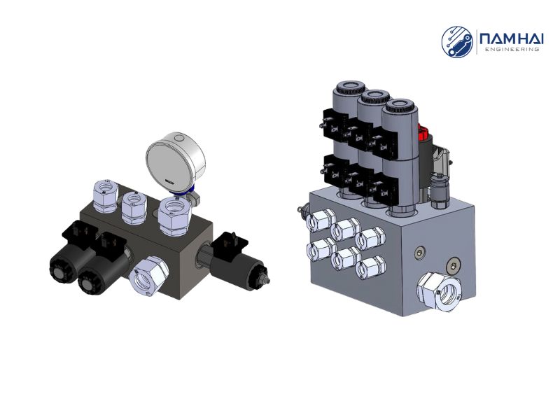 Một khối van tích hợp đơn giản