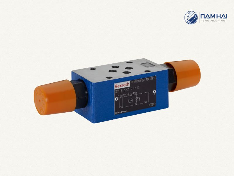 Một loại van tiết lưu 1 chiều dạng xếp chồng phổ biến trong nhiều hệ thống thủy lực công nghiệp