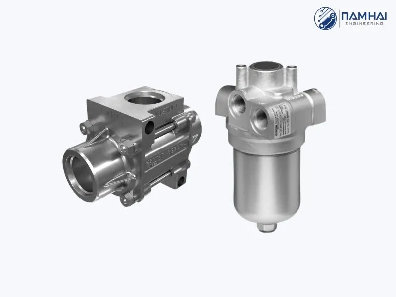 Ảnh thực tế 1 van bypass trong bộ lọc dầu thủy lực